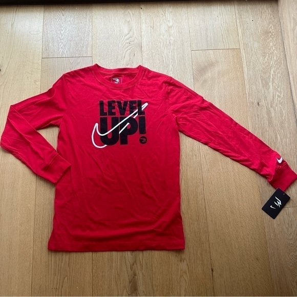 NWT NIKE Boys' 3BRAND by Russell Wilson Level Up Long-Sleeve Tee - Picture 5 of 8
